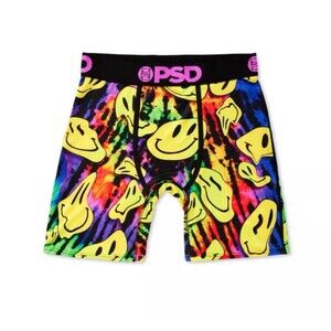 Size Medium - PSD Smiley Face Trip Boxers Underwear Multicolor NEW